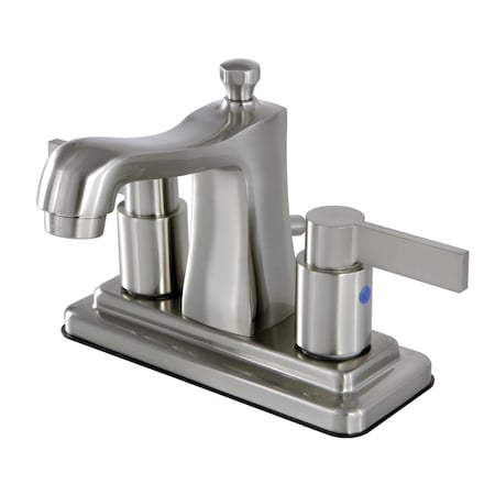 Nuvofusion FB4648NDL 4-Inch Centerset Bathroom Faucet with Retail Pop-Up FB4648NDL
